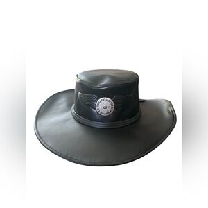 Harley-Davidson Black Leather Hat